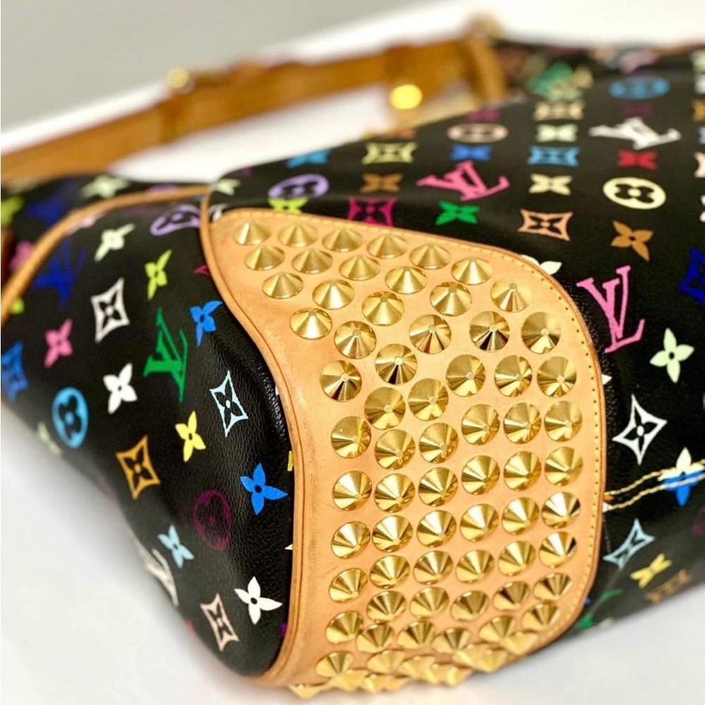 Louis Vuitton Chrissie MM Noir Black Multicolor Limited Edition Shoulder Bag - Picture 7 of 16